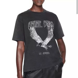 Anine Bing Lili Eagle Tee, size small